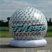 Deko Golfball mit Logo 250 Vinyl