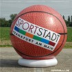 Deko Basketball mit Logo 250 Vinyl